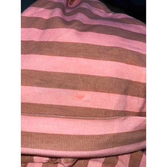 Mud Pie pink brown knotted gown hat set NWOT 0-3m - Picture 4 of 4